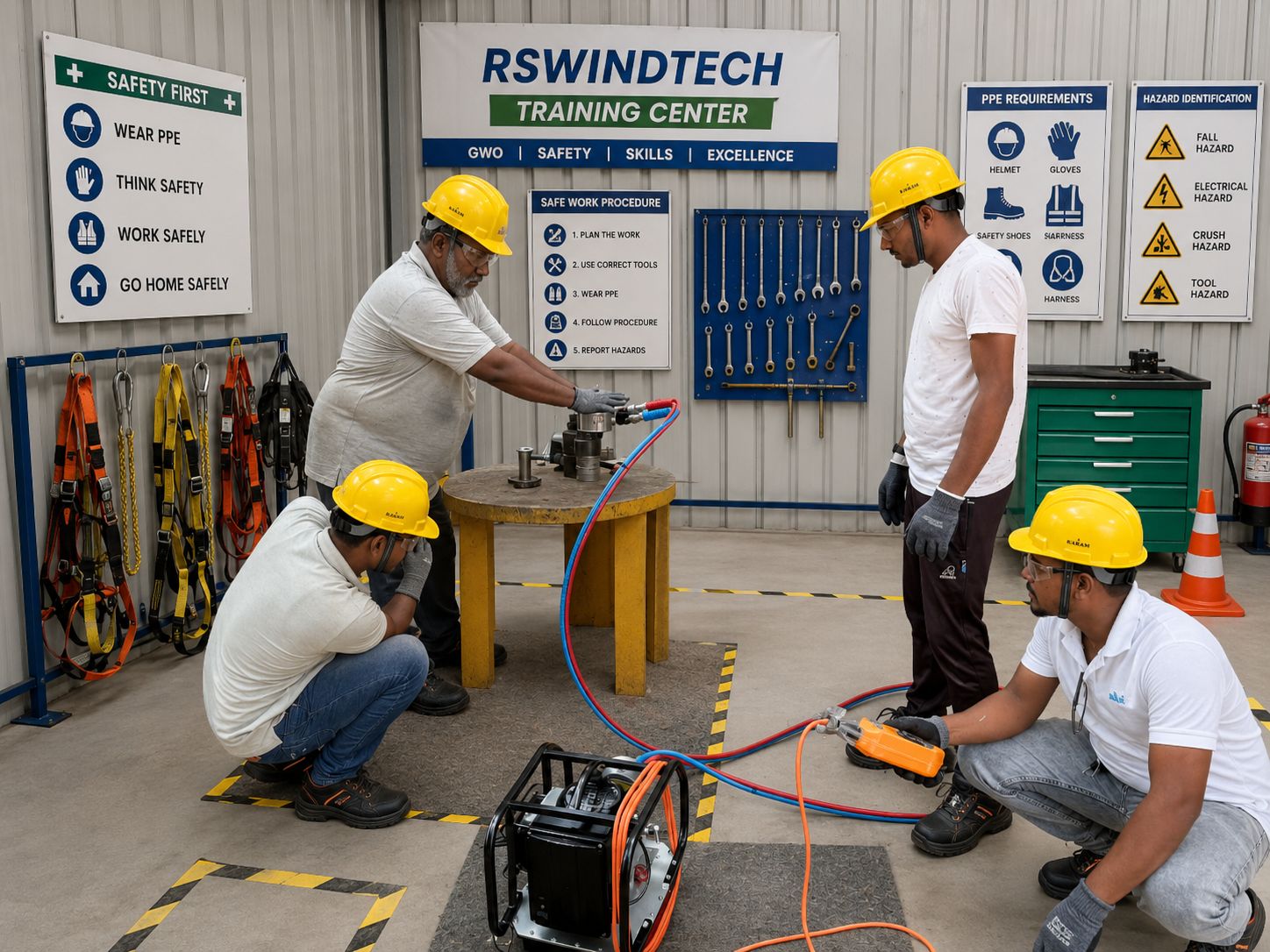 Bolt torquing practical training