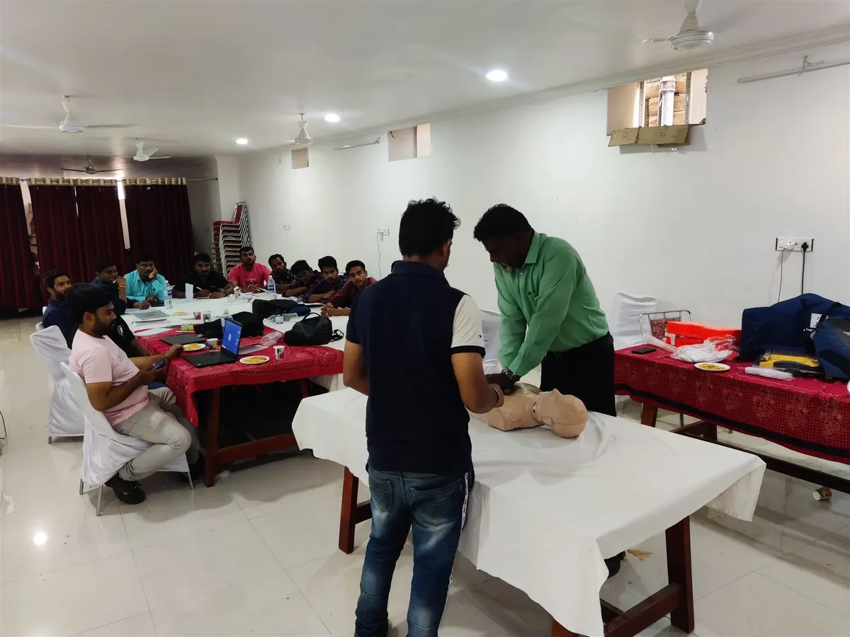 First Aid training
