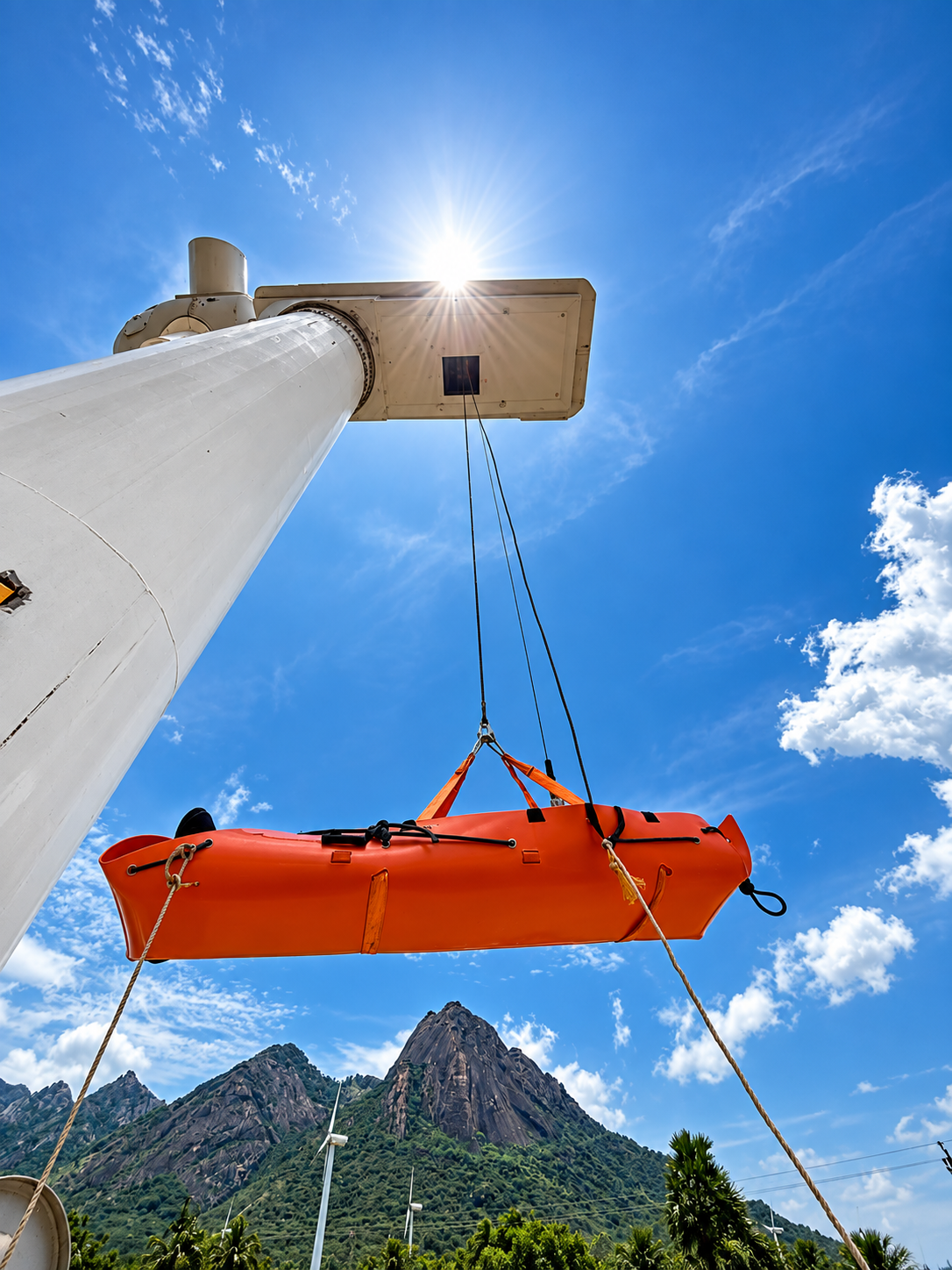 Rescue equipment hoist